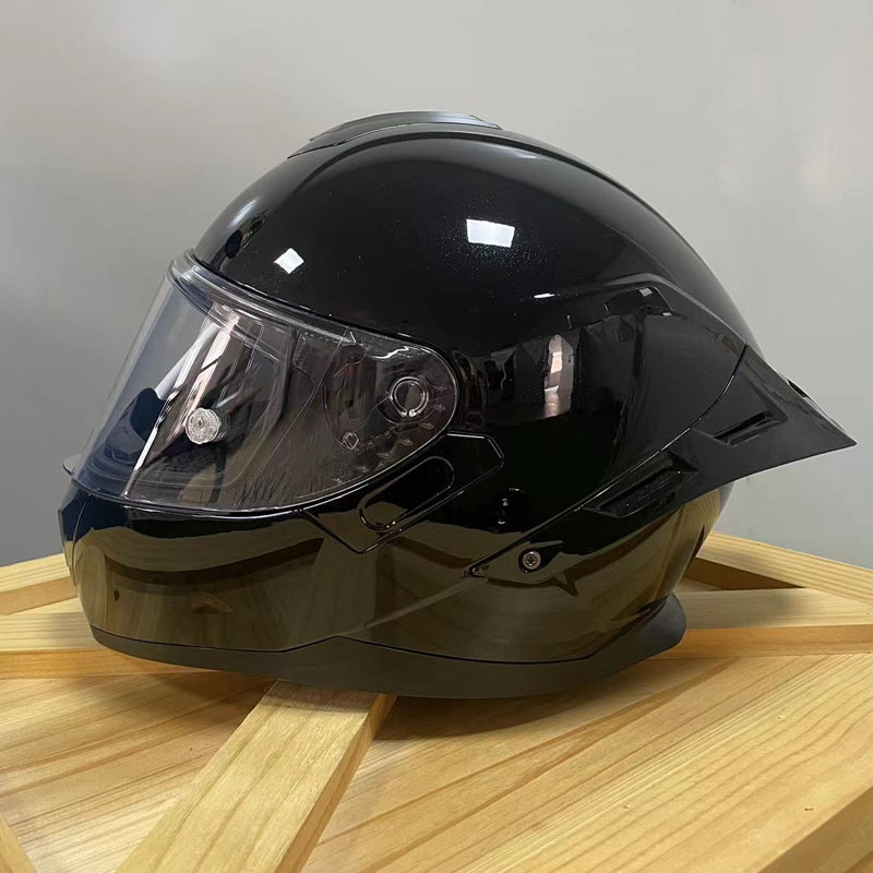 로고 패턴이 있는 맞춤형 가장 가벼운 멋진 오토바이 헬멧